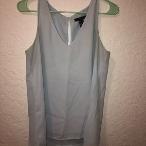 Pale blue tank top
